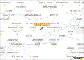 map of Ashendon