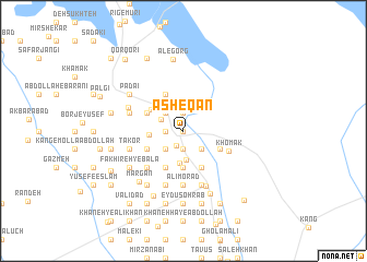 map of ‘Āsheqān