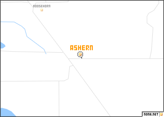 map of Ashern