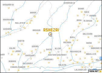 map of Ashezai