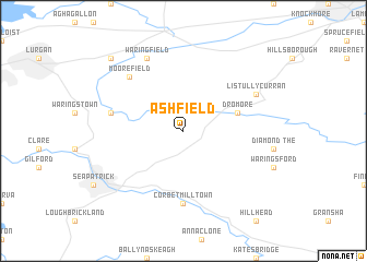 map of Ashfield