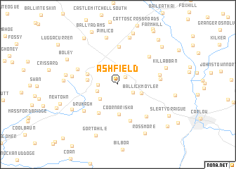 map of Ashfield