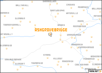 map of Ashgrove Bridge
