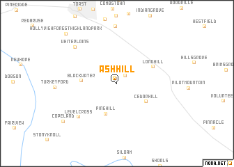 map of Ash Hill