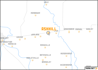 map of Ash Hill