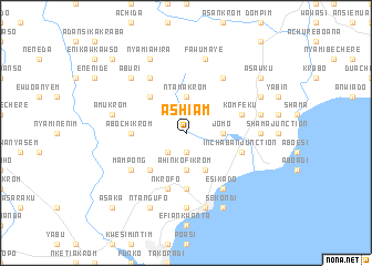 map of Ashiam