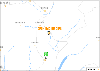 map of Ashidambaru