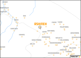 map of ‘Ashīneh