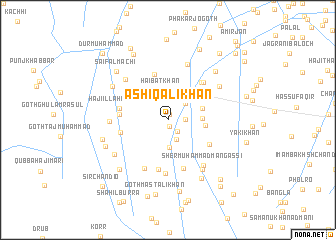 map of Āshiq Ali Khān