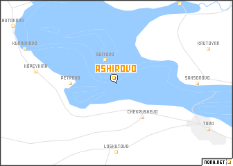 map of Ashirovo