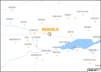 map of Ashkala