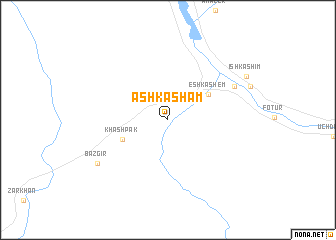 map of Ashkāsham