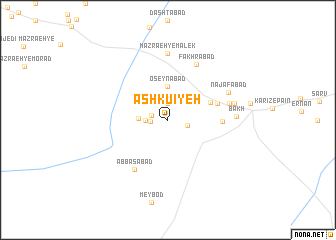 map of Ashkū\