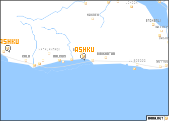 map of Ashkū