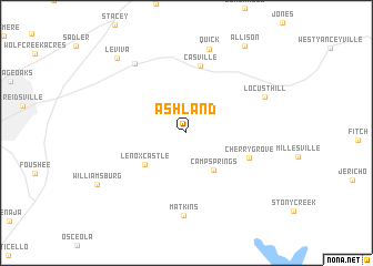 map of Ashland