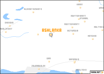 map of Ashlanka