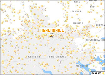 map of Ashlar Hill