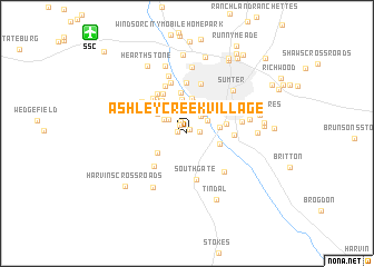 map of Ashley Creek Village