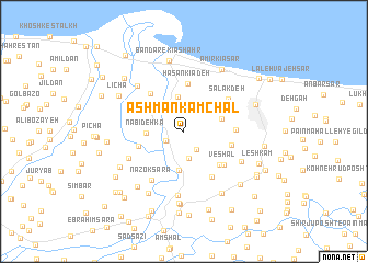 map of Ashmān Kāmchāl