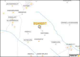 map of Ashmont