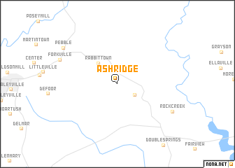 map of Ashridge