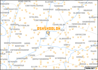 map of Ash Sha‘ālah