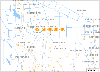 map of Ash Shabbūrah 2