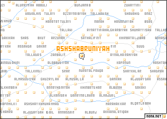 map of Ash Shabrūnīyah
