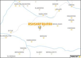 map of Ash Shafādirah