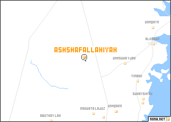 map of Ash Shafallaḩīyah