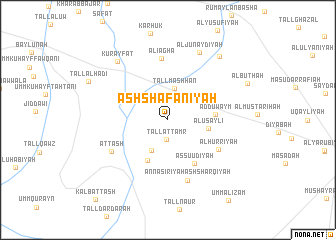 map of Ash Sha‘fānīyah