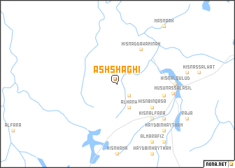 map of Ash Shāghī