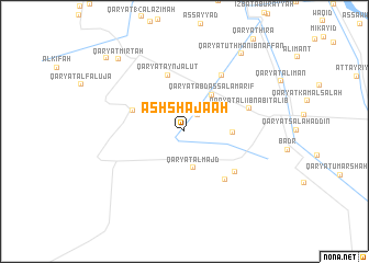 map of Ash Shajā‘ah