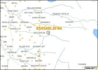 map of Ash Shalafah