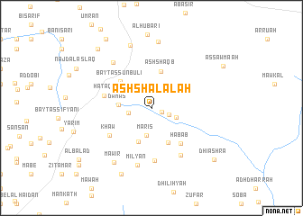 map of Ash Shalālah