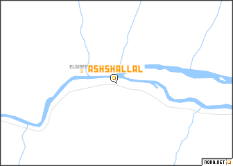 map of Ash Shallāl