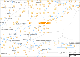 map of Ash Shamāʼisah