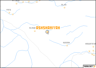 map of Ash Shāmīyah