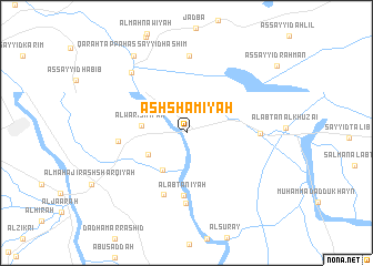 map of Ash Shāmīyah