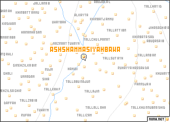 map of Ash Shammāsīyah Bāwa‘