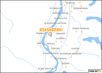 map of Ash Sha‘rānī