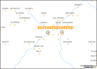 map of Ash Sharāqī