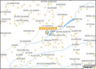 map of Ash Sha‘rāʼ