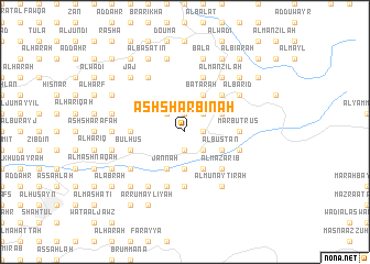 map of Ash Sharbīnah