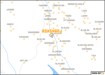 map of Ash Sharj