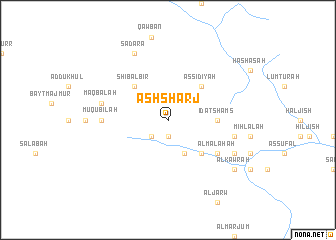 map of Ash Sharj