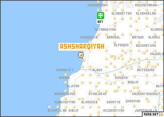 map of Ash Sharqīyah
