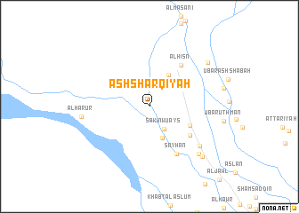 map of Ash Sharqīyah