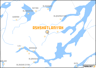 map of Ash Shatlānīyah