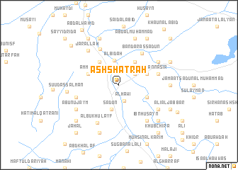 map of Ash Shaţrah